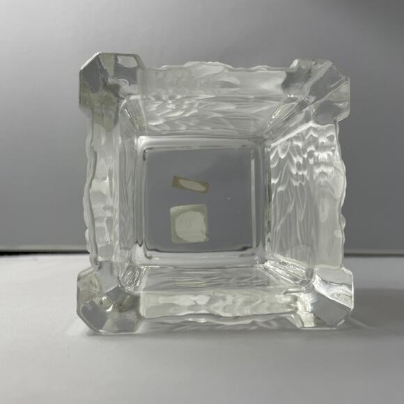 Partylite Floral Frosted Cube Candle Holder‎ - Picture 3 of 7